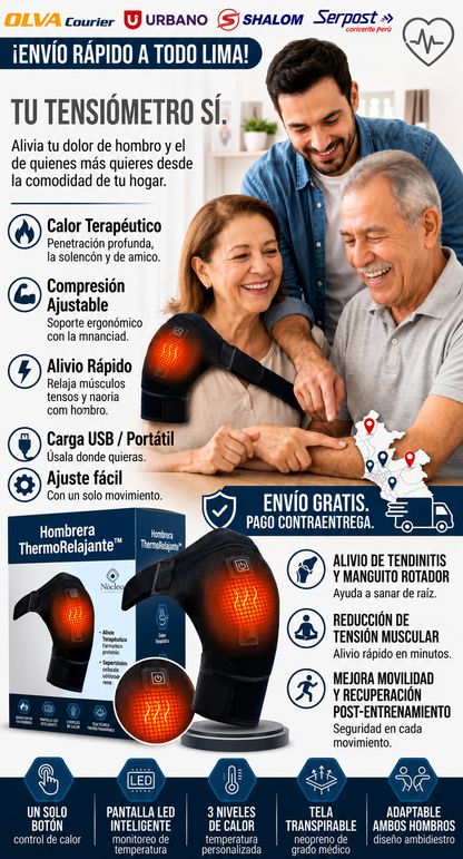 💆‍♂️ Hombrera ThermoRelajante™ – Alivio Muscular Profundo
